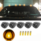 2X Cab Marker Roof Light Smoke with Amber LED for Ford E350 E450 (2017–2018)
