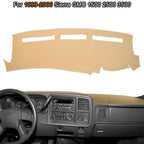 Dashboard Cover Mat for Chevrolet Silverado (1999–2006) Beige
