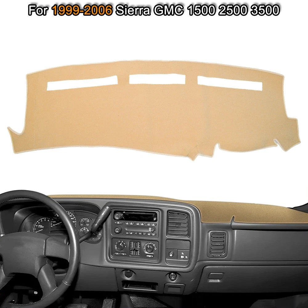 Dashboard Cover Mat for Chevrolet Silverado (1999–2006) Beige