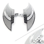 Chrome Male Mount FootPeg Passenger Floorboard for Harley Dyna FXD FLST
