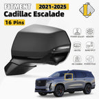 Side Mirror for Cadillac Escalade, Yukon, Suburban (2021–2024) Left 16 Pin