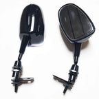 Black Racing Mirror for CBR, Ninja ZX, GSXR, Katana, Hayabusa, YZF R1