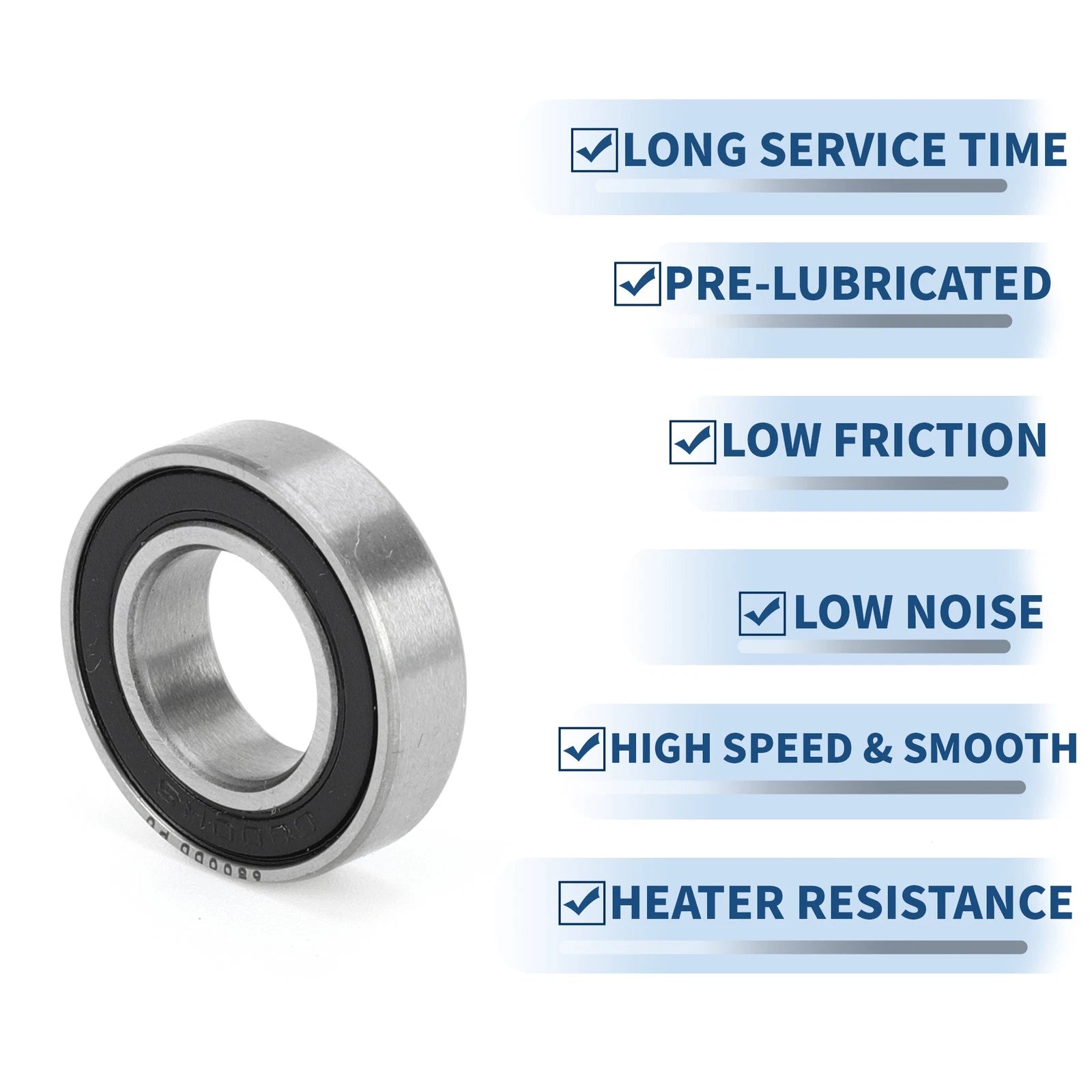 Deep Groove Ball Bearing 10x19x5mm for Scooter Skateboard (P0)