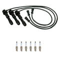 NGK Wire Set & 6 Racing Spark Plugs for Sedona XG300 XG350 (2002–2006)