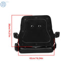 Adjustable Tractor Seat with Backrest & Seatbelt