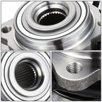 Set of 2 Rear Wheel Hub Bearings w/ ABS Sensor for Nissan Armada QX56 Pathfinder (2004–2012)