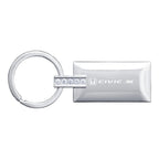 Jeweled Rectangular Keychain - Officially Licensed for Honda Civic Si