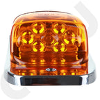 Set of 9 Amber LED Roof Cab Marker Clearance Lights for Kenworth Peterbilt