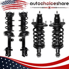 Set of 4 Shock Struts with Coil Springs for Honda CR-V (2007–2011)