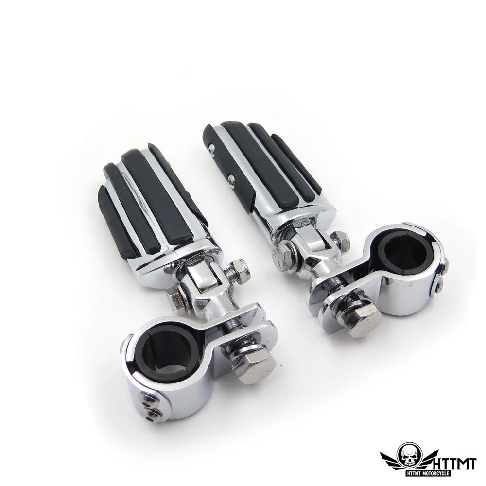 Foot Peg Clamps 1" 1 1/4" for Harley Sportster 883 1340 (1986–2023)