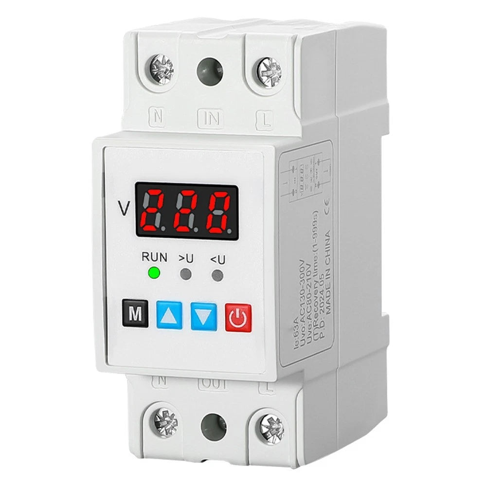 AC220V Adjustable Voltage Protector with Real Time Display (2010–2023)