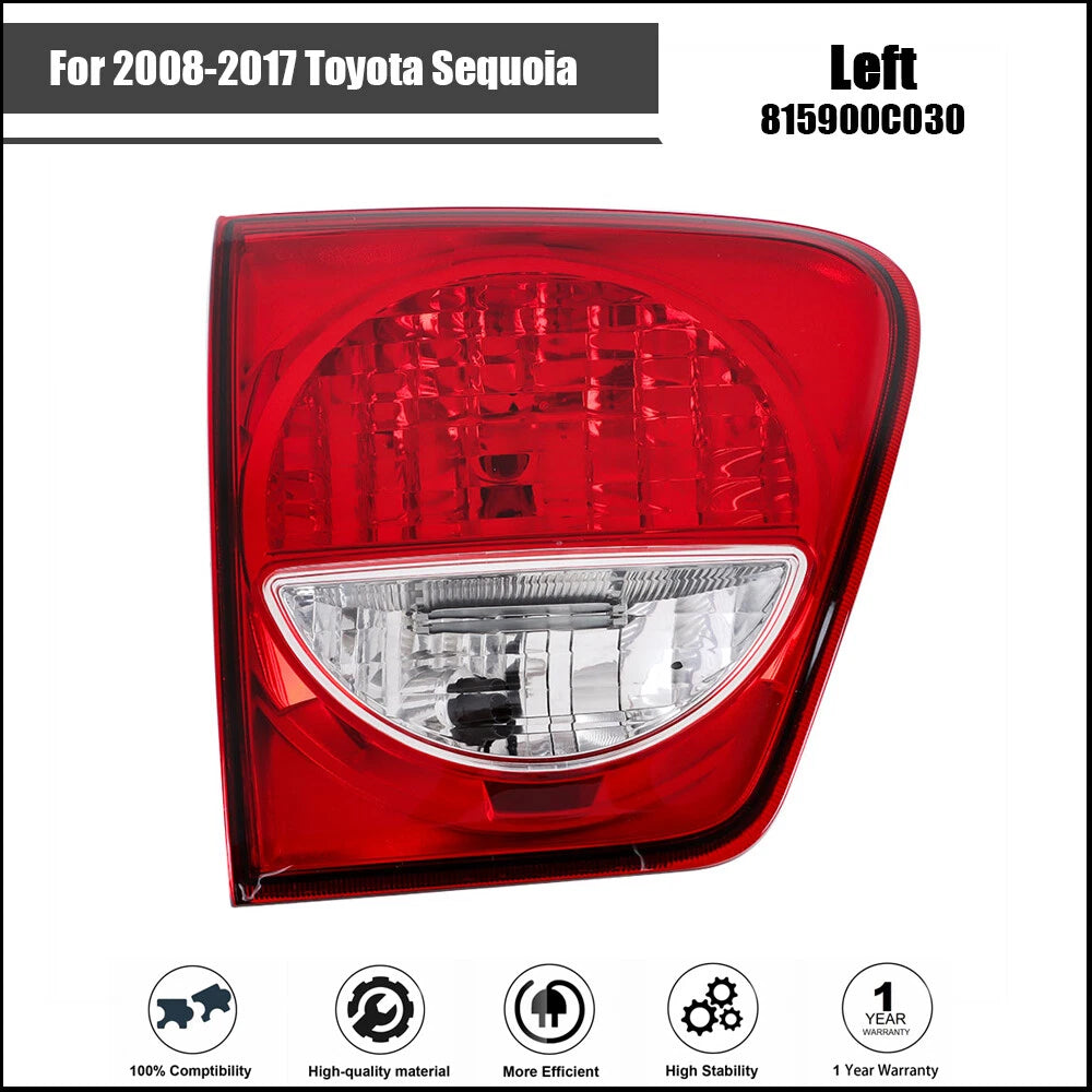 Taillight for Toyota Sequoia (2008â2017) Red Brake Light