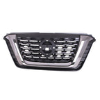 Front Grille Replacement Black Smoked Chrome ABS Plastic for Toyota Prado (2010–2020)