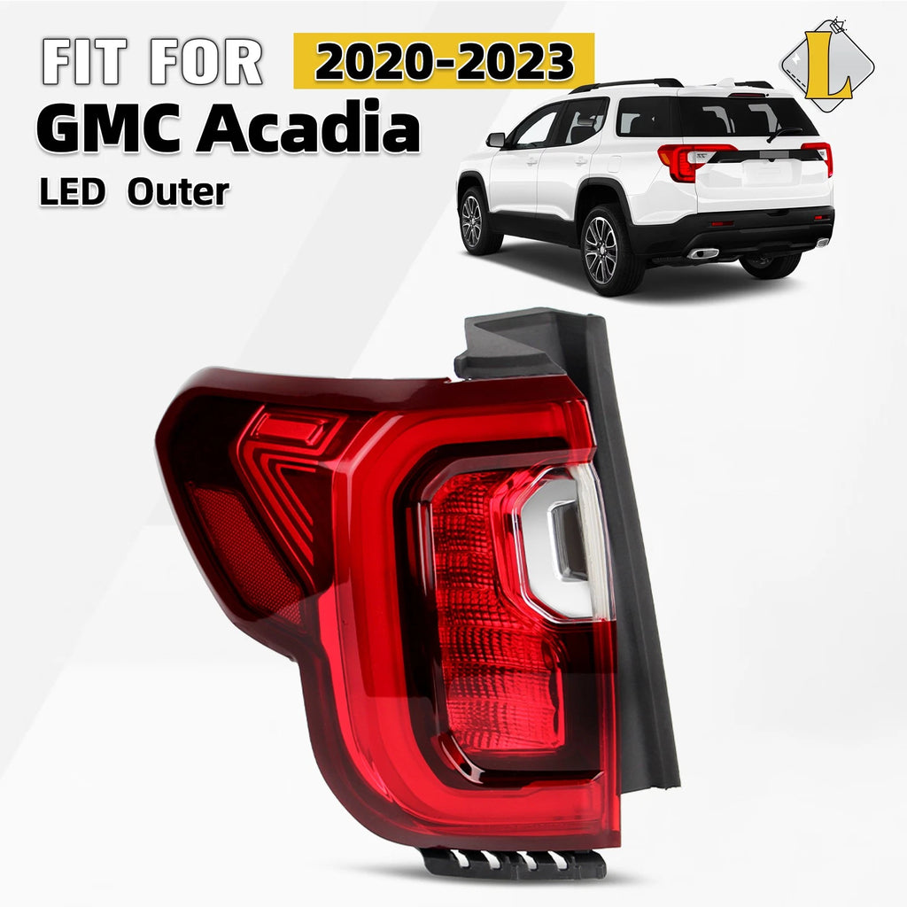 LED Tail Light Outer Left Driver Side for GMC Acadia Denali SL SLE SLT (2020–2023)