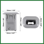 Set of 2 Rear Seat Cushion Pad Clips for Mercedes-Benz A220 (2019–2021)