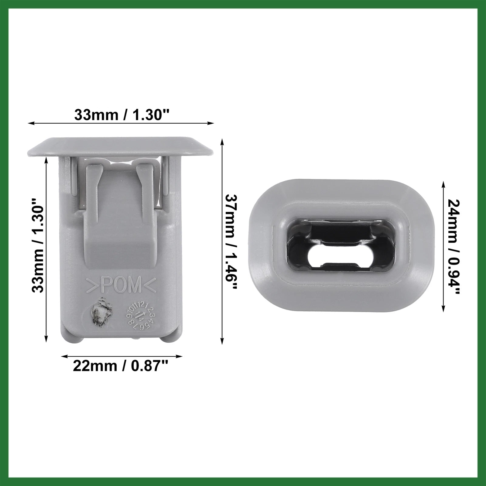 Set of 2 Rear Seat Cushion Pad Clips for Mercedes-Benz A220 (2019–2021)