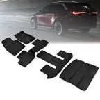 Set of 2 Floor Mats & Rear Cargo Liner Black for Mazda CX-90 (2024–2025)
