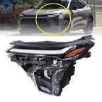 LED Black Headlight for Chevy Trax (2024–2025) with LED DRL Projector Driver LH
