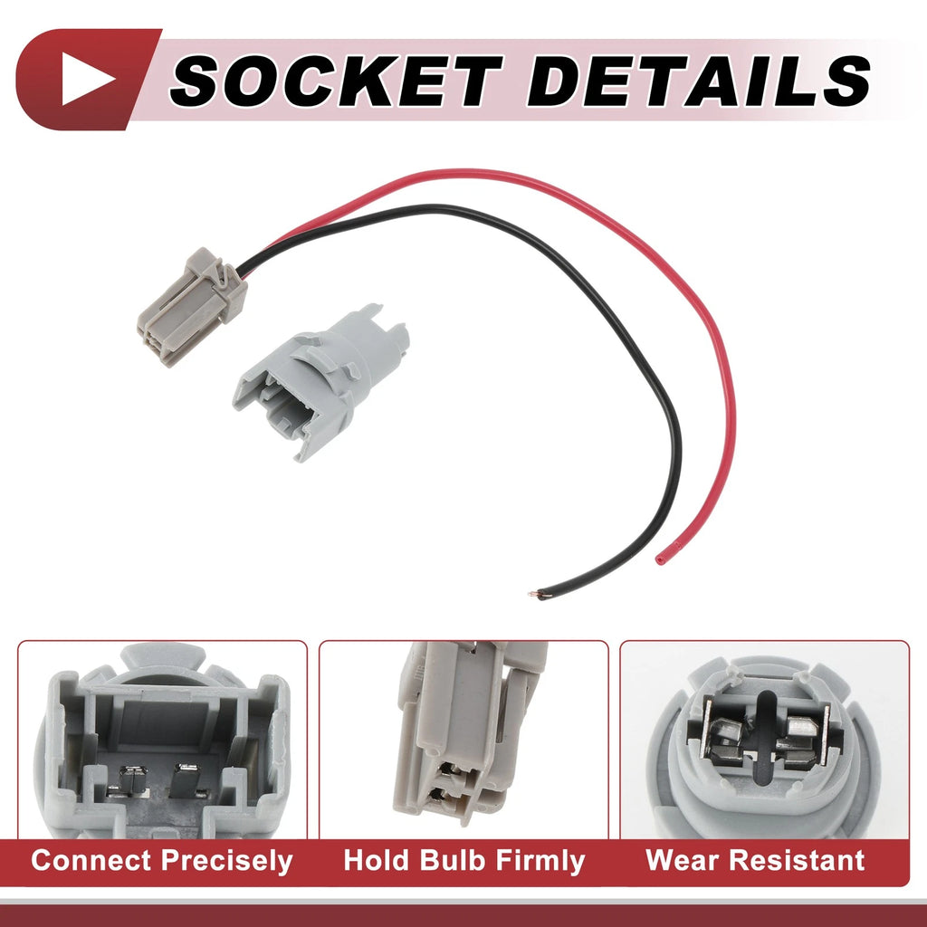 Set of 1 Backup Reverse Light Socket Wiring for Honda Accord (1998–2019) No. 33513S84A01