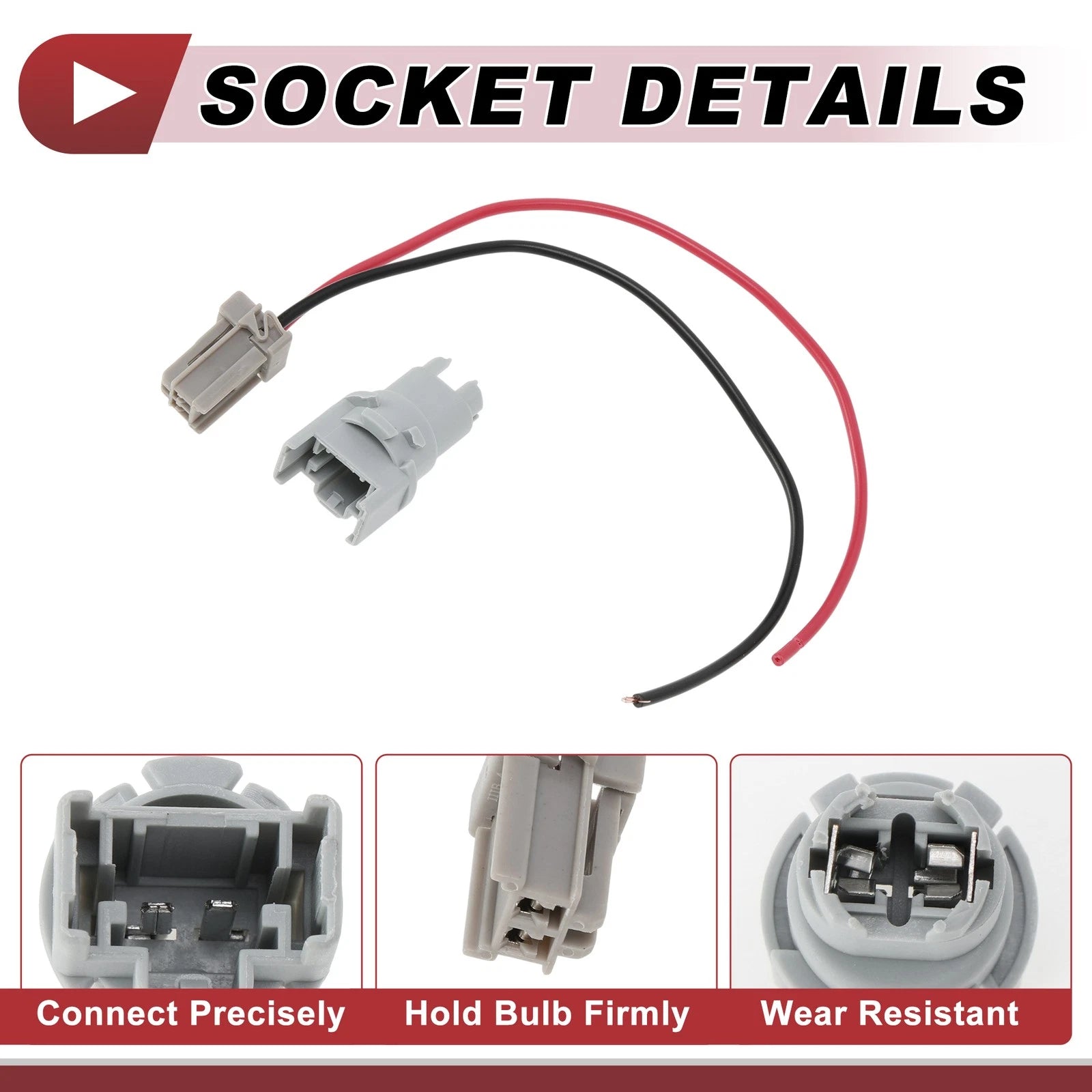 Set of 1 Backup Reverse Light Socket Wiring for Honda Accord (1998–2019) No. 33513S84A01