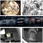 Clear Lens Fog Lights with Switch for Hyundai Accent (2003–2006)