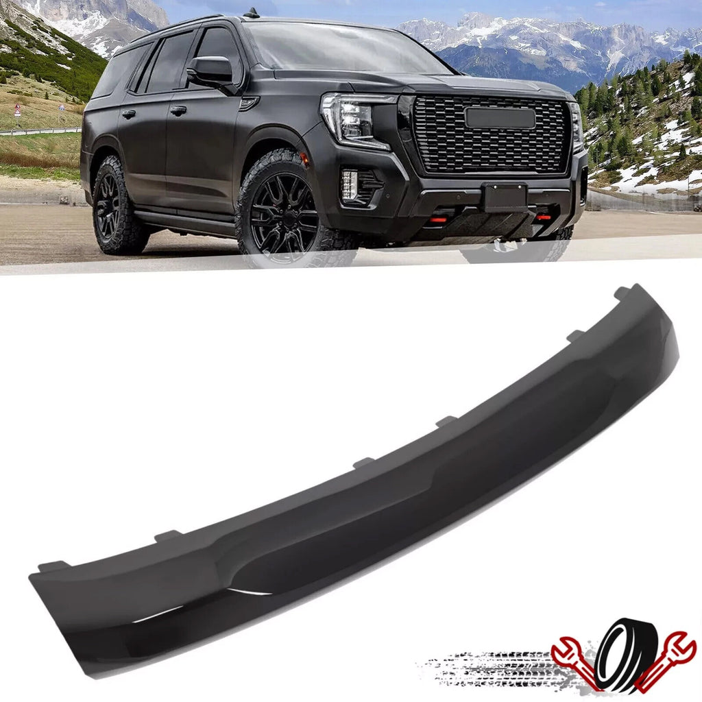 Gloss Black Front Bumper Lower Trim Valance for GMC Yukon XL (2021–2024)