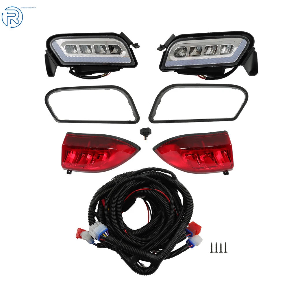 LED Headlight & Tail Light Kit for Club Car Tempo (2018–2023)