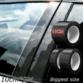 Carbon Vinyl Door Sill Scuff Protector for Car (Universal Fit)