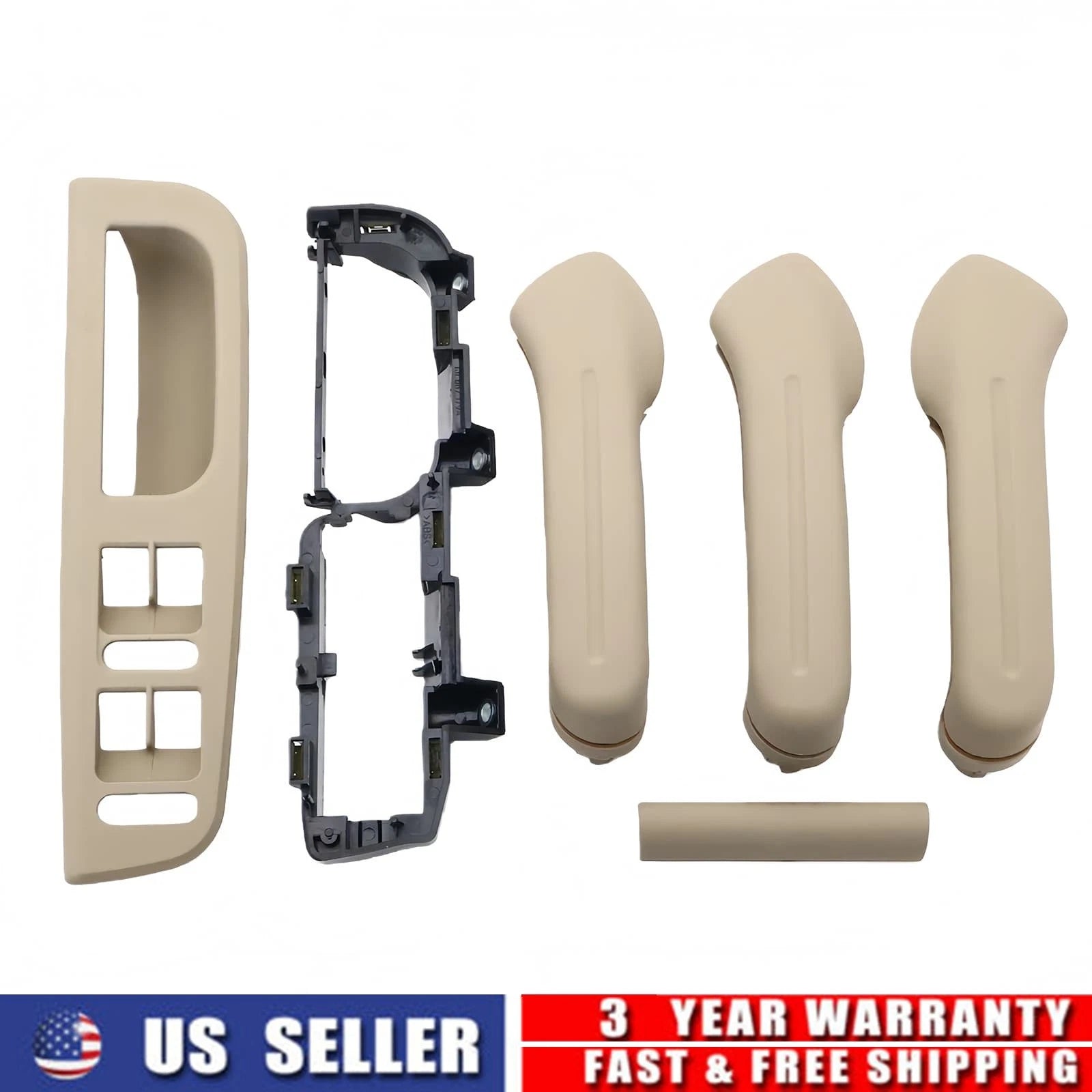 Door Interior Handle & Switch Panel Kit for VW Jetta Golf Passat