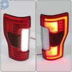 Set of 2 LED Tail Lights for Ford F250 F350 Super Duty (2017–2019)