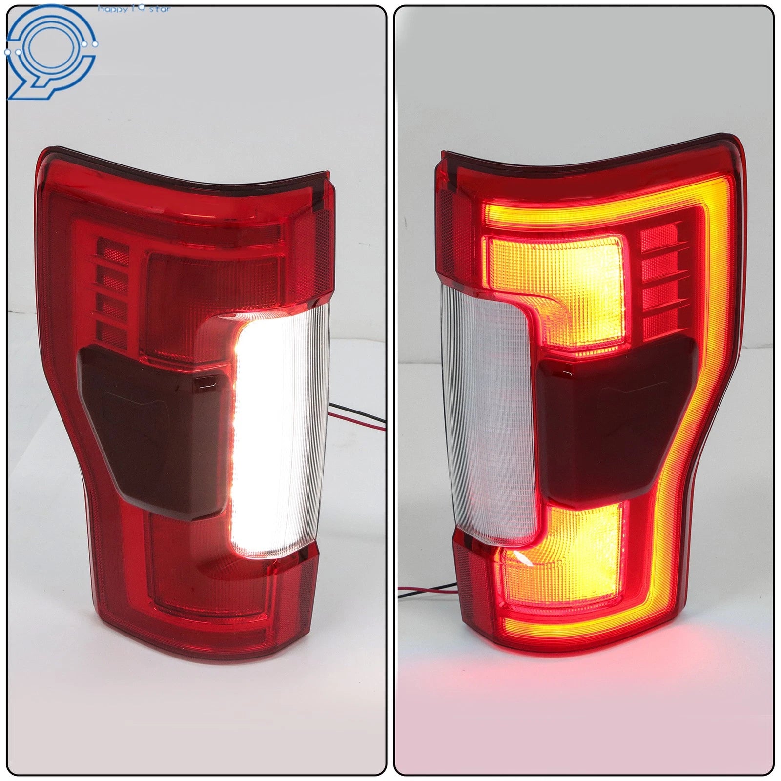 Set of 2 LED Tail Lights for Ford F250 F350 Super Duty (2017–2019)