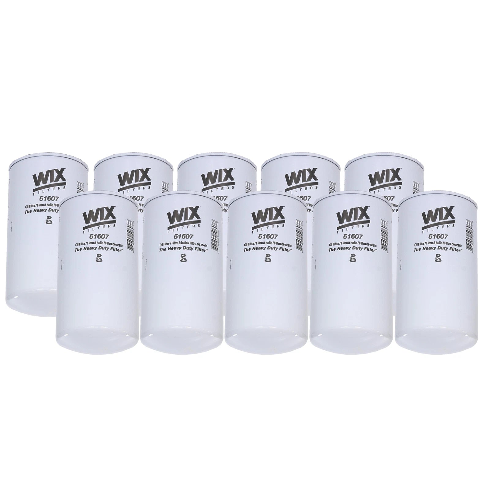 Set of 10 Engine Oil Filters for Dodge Ford Freightliner Peterbilt 5.9