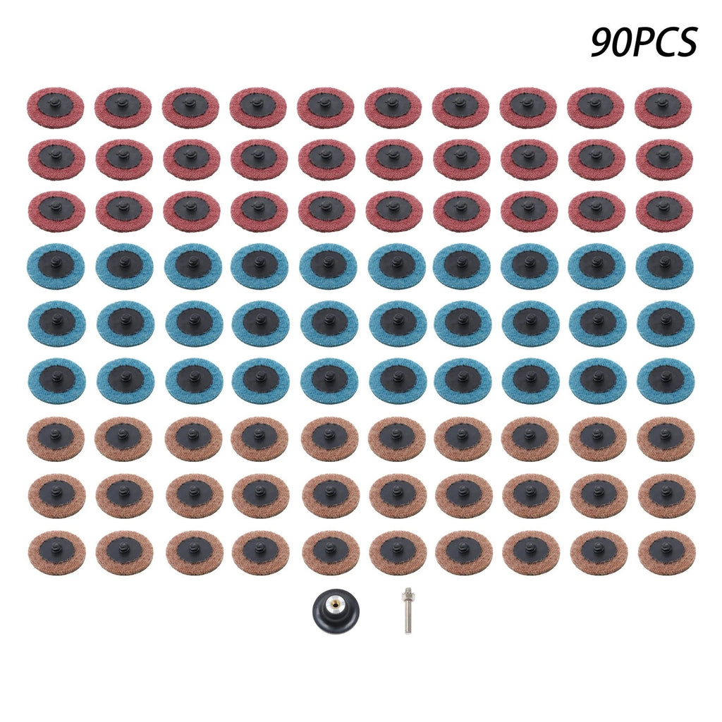 Set of 90 Torque Sanding Discs for Automotive Use (2 Inch)