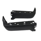 Pair Rear Bumper Ends for Ford F150 (2009–2014) Primered Steel Black