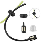 Fuel Hose Pipe Filter and Grommet Kit for Petrol Garden Tools (Heavy Duty)
