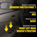 Driver Left Master Power Window Switch Bezel Trim for Toyota Corolla (1998–2002)