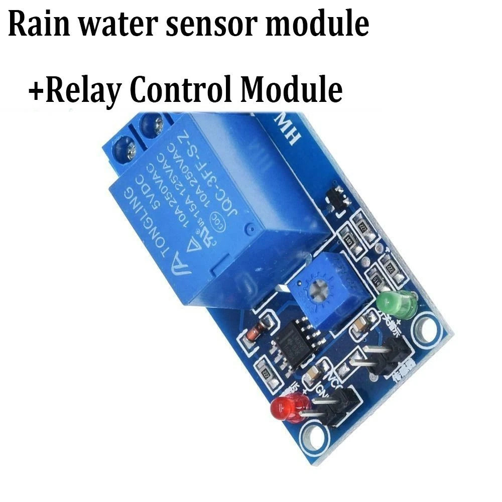 Raindrops Controller Module for Raspberry Pi (250V Water Detection)