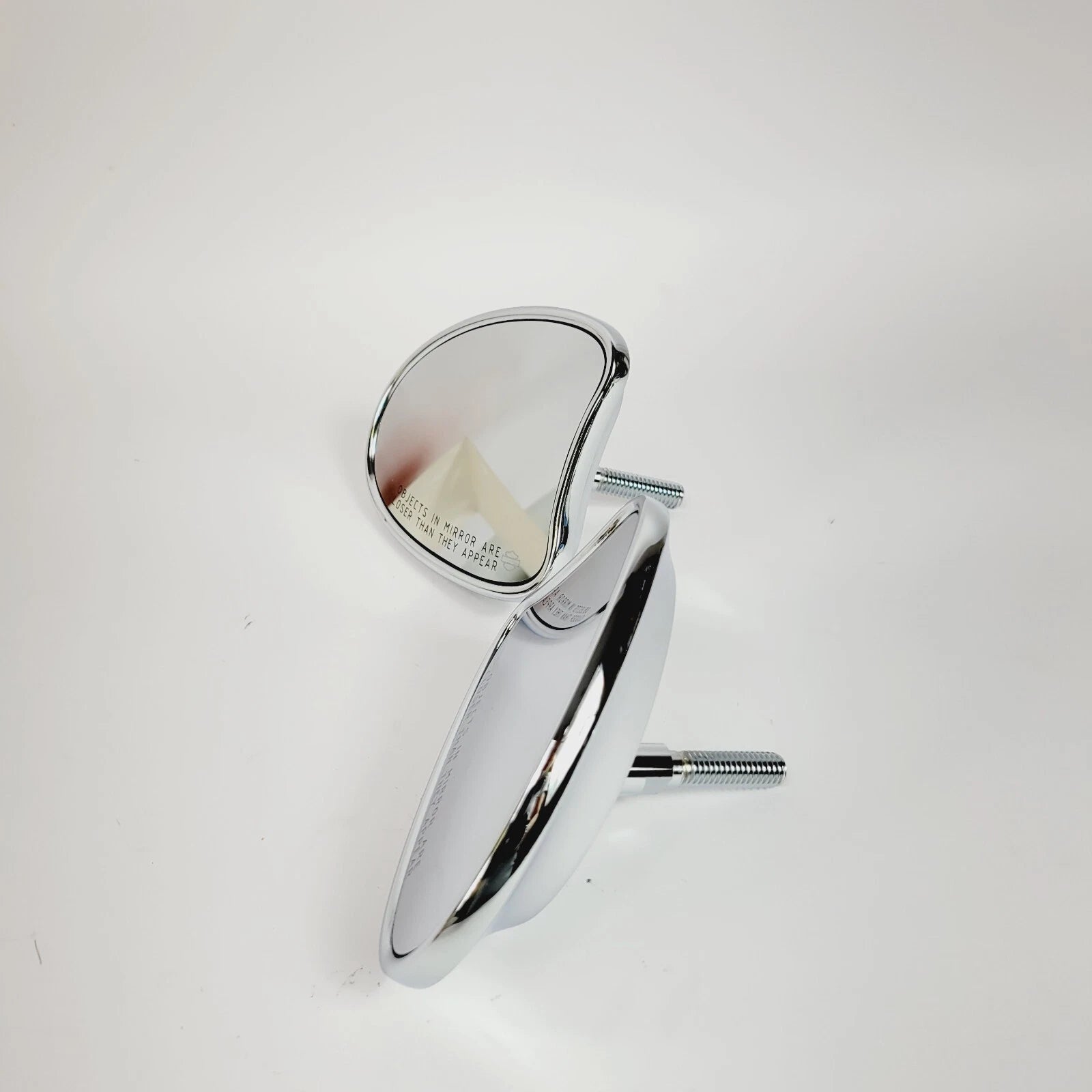 Chrome Tapered Fairing Mount Mirrors for Harley-Davidson Batwing (2014–2023)