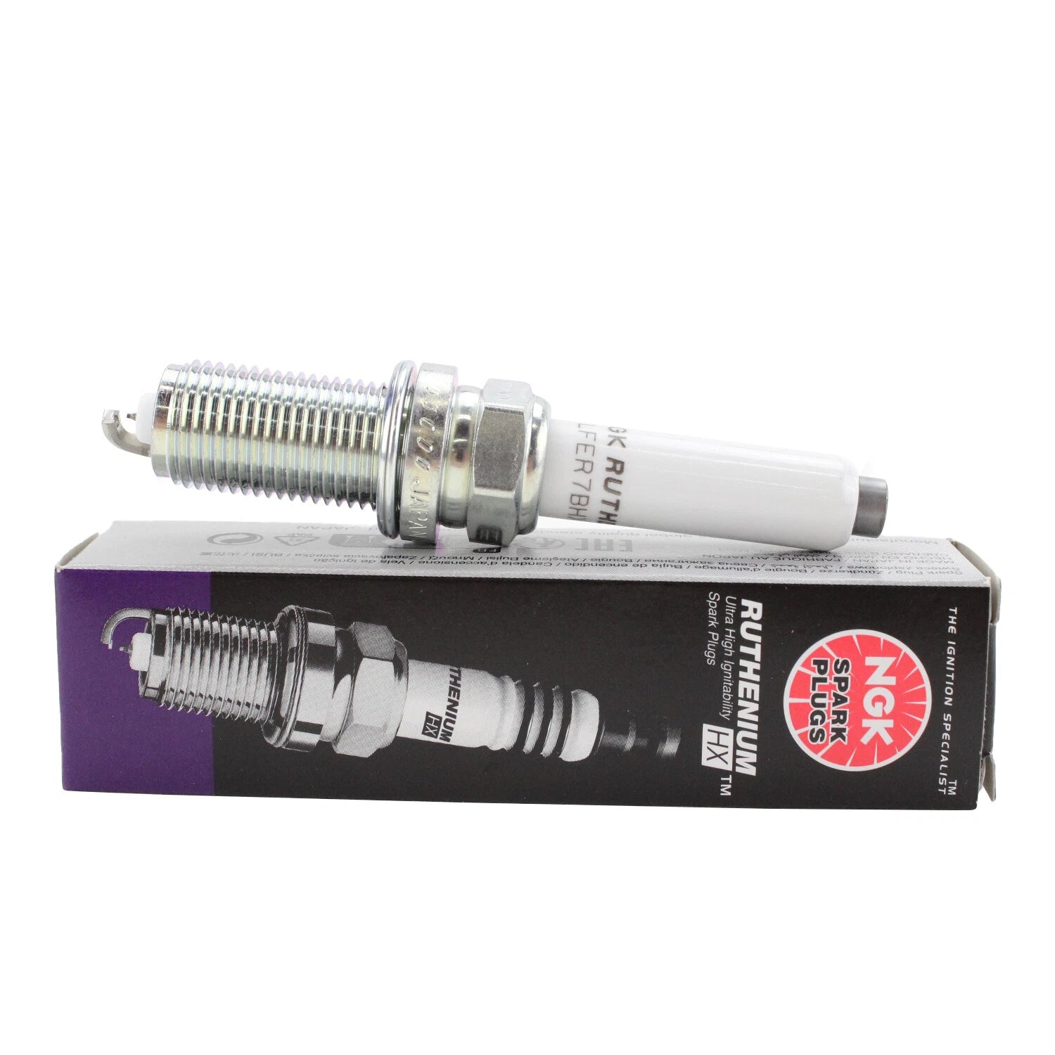 NGK 95125 LFER7BHX Ruthenium HX Spark Plug for Audi Porsche VW L4 (0.032 Gap)