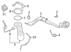 Fuel Pump and Sender Assembly for Ford (2013–2014) RC3Z-9H307-B