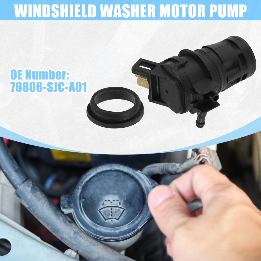 Windshield Washer Motor Pump for Honda Civic 1.8L/2.0L (2006–2011) No.76806-SJC-A01