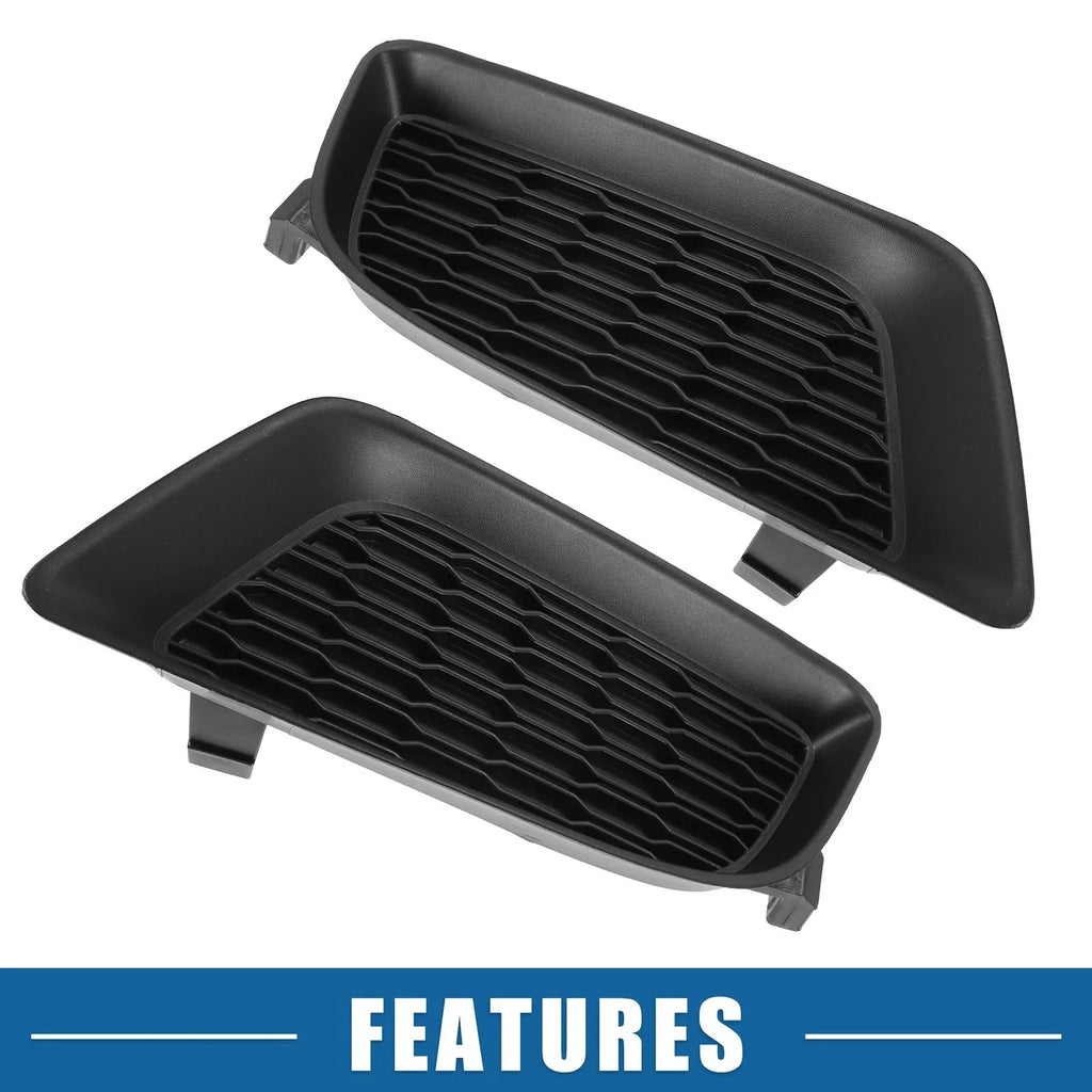 2 x Front Fog Light Grille Covers for Dodge Charger (2011-2014)