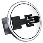 Chrome on Trailer Hitch Plug - Officially Licensed for Hummer H3