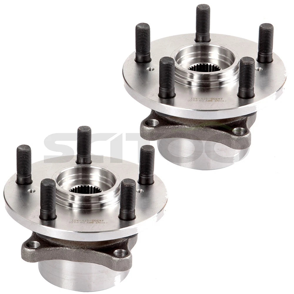 Set of 6 Front Sway Bar End Links & Wheel Bearing Hubs for Honda Pilot (2014–2015)