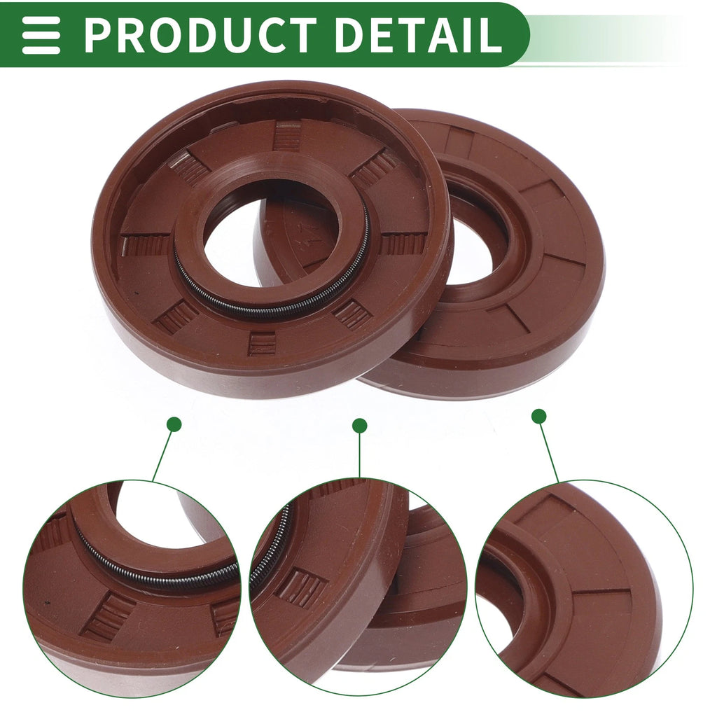 Set of 5 Oil Seal Rotary Shaft Seal FKM Rubber 17x40x7mm