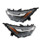 Pair Headlight Assemblies for Toyota RAV4 (2022–2023) Halogen with LED DRL