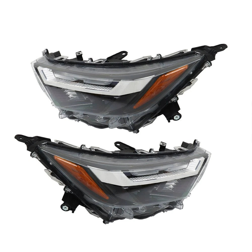 Pair Headlight Assemblies for Toyota RAV4 (2022–2023) Halogen with LED DRL