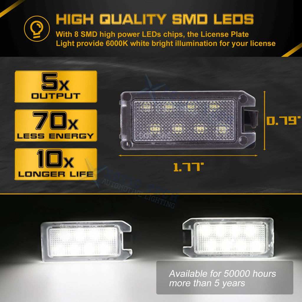 LED License Plate Light for Jeep Grand Cherokee Compass (2009-2019)