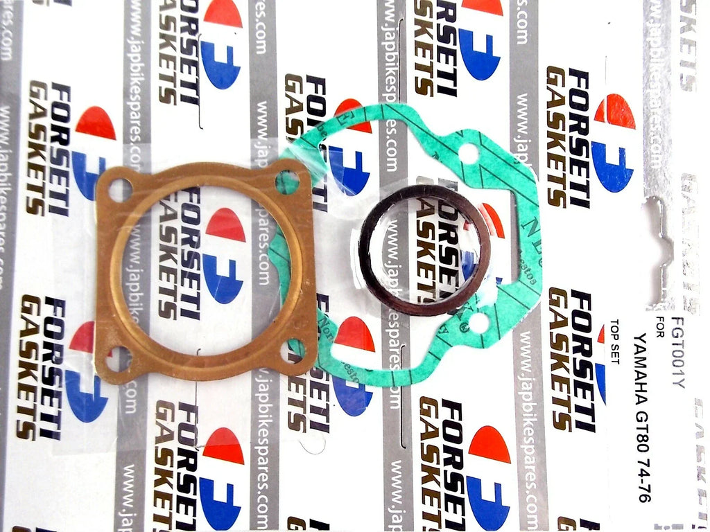 Yamaha YZ80 74-75 47mm Top End Kit Piston Rings Pin Clips Gasket