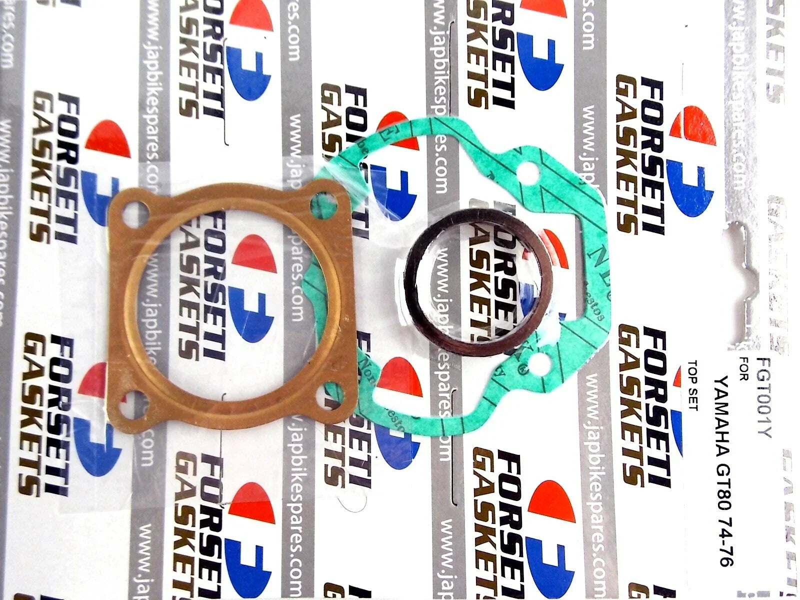 Yamaha YZ80 74-75 47mm Top End Kit Piston Rings Pin Clips Gasket